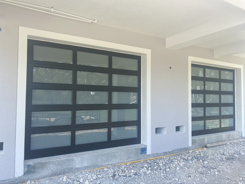 Full-View Glass Garage Doors